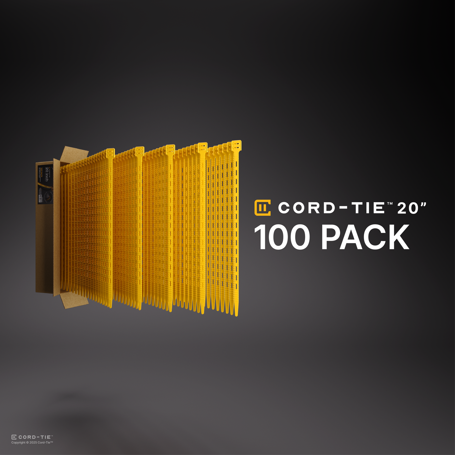 Cord-Tie 20" - 100 Pack