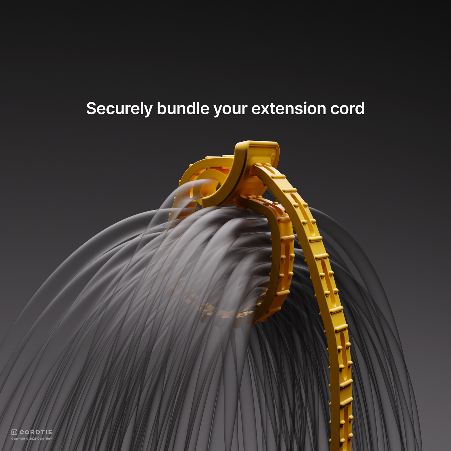 Cord-Tie 20" – 50 Pack [Yellow or Black]