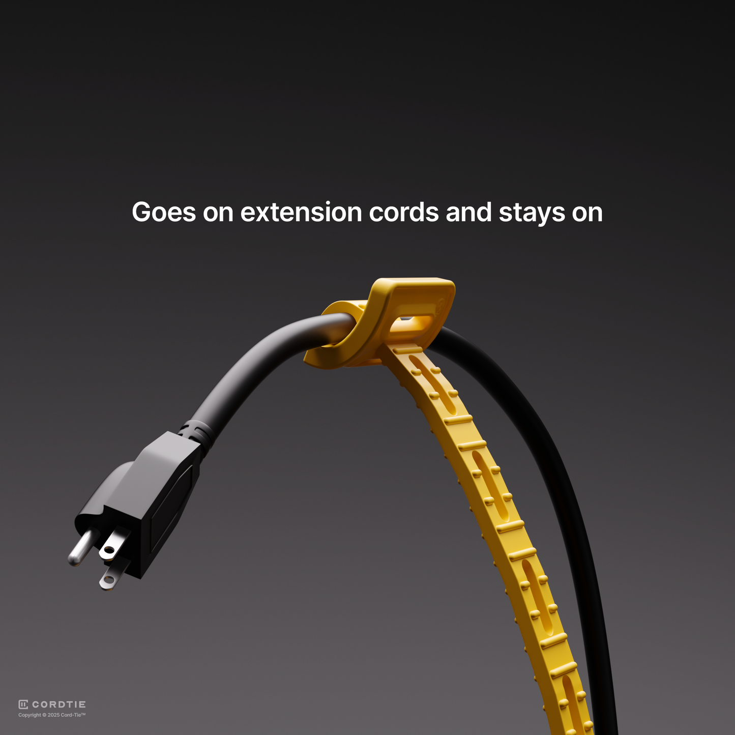 Cord-Tie 20" – 50 Pack [Yellow or Black]