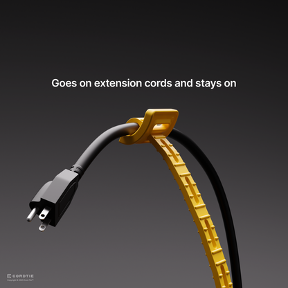 Cord-Tie 20" Pro Pack – 50 Count [Yellow or Black]