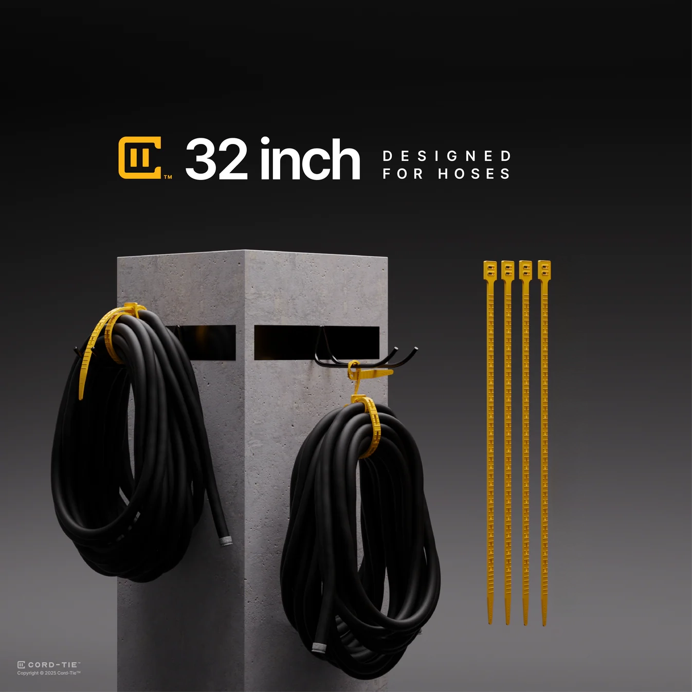 Cord-Tie 32" - 4 Pack