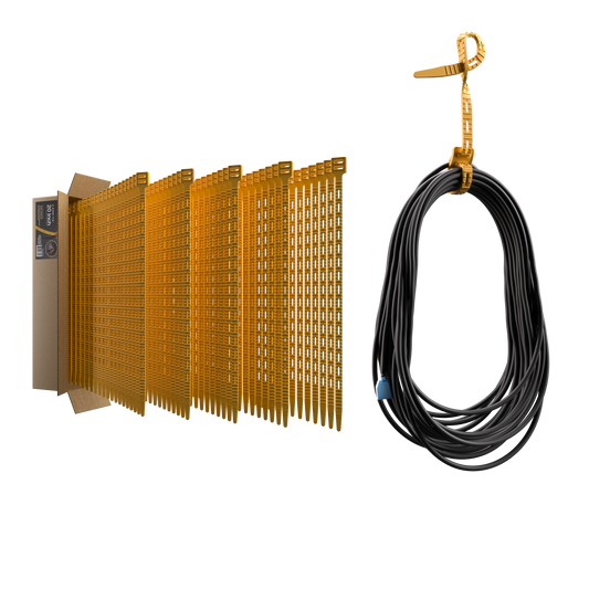 Cord-Tie 20" – 100 Pack [Yellow or Black]