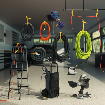 Cord-Tie 20" – 8 Pack [Black]