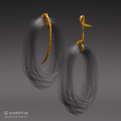 Cord-Tie 20" – 8 Pack [Yellow]