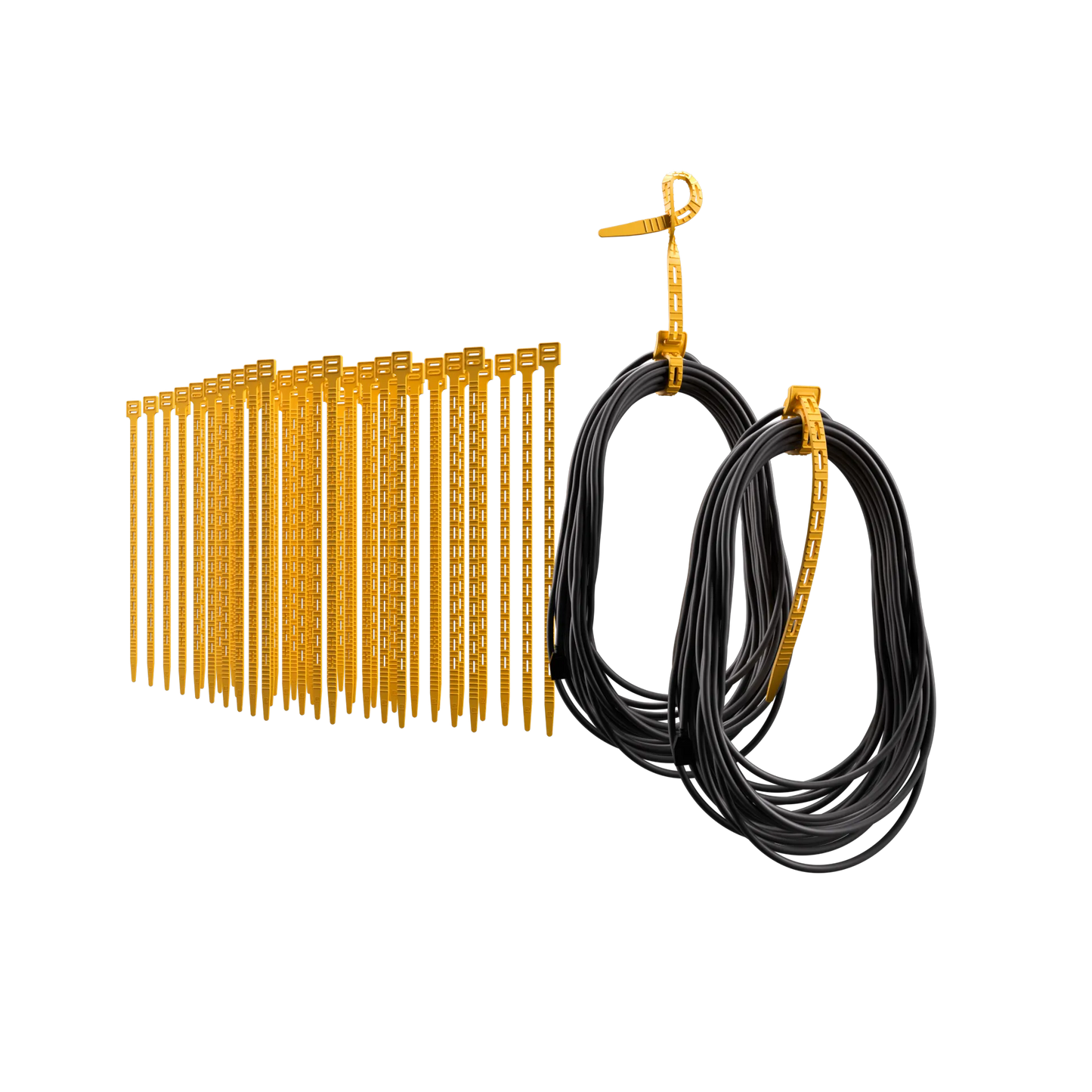Cord-Tie 20" Pro Pack – 50 Count [Yellow or Black]
