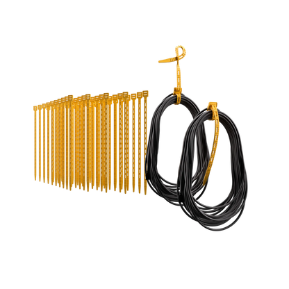 Cord-Tie 20" Pro Pack – 50 Count [Yellow or Black]
