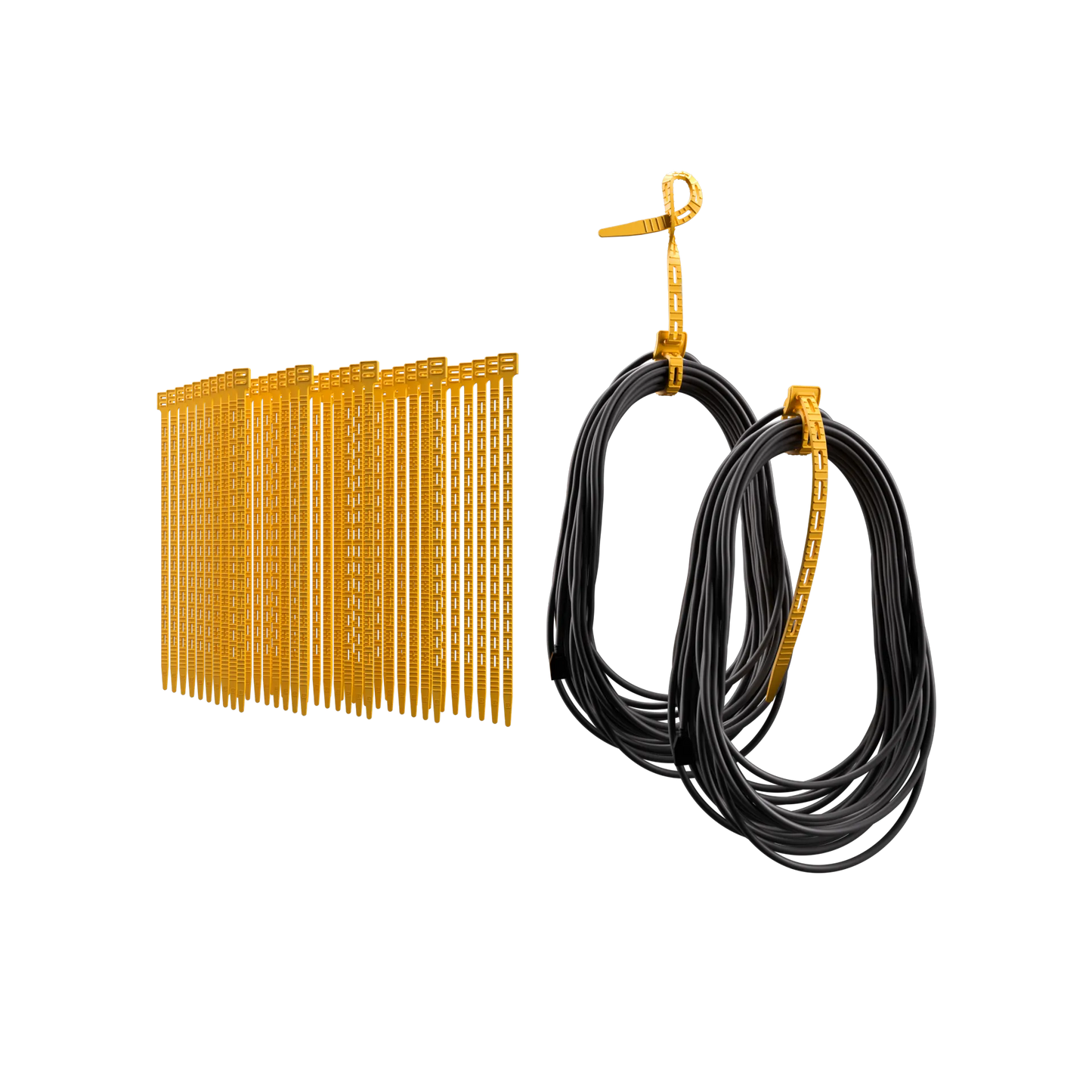 Cord-Tie 20" Pro Pack – 50 Count [Yellow or Black]