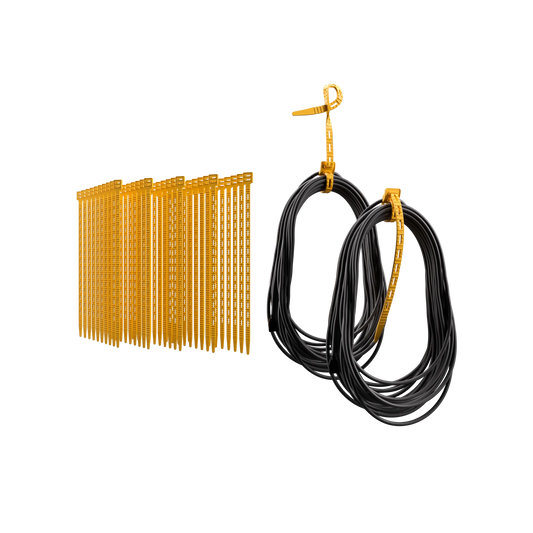 Cord-Tie 20" Pro Pack – 50 Count [Yellow or Black]