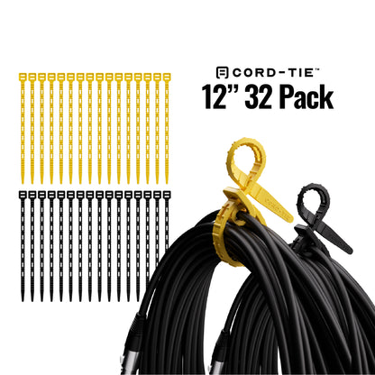 Cord-Tie 12" - 32 Pack