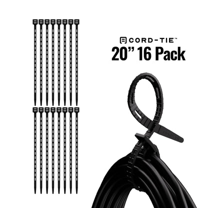 Cord-Tie 20" - 16 Pack