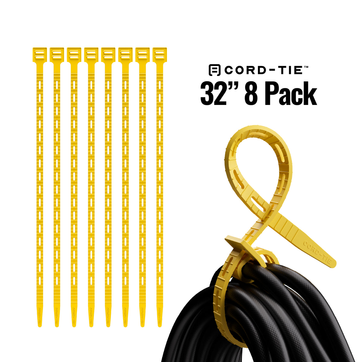 Cord-Tie 32" - 8 Pack