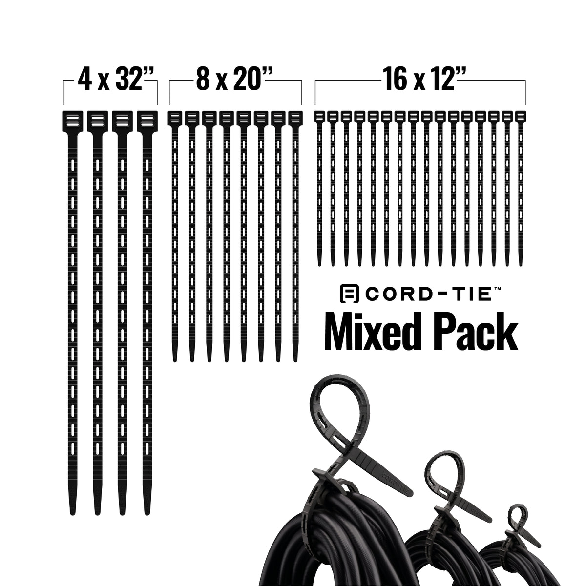 Cord-Tie Mixed Pack