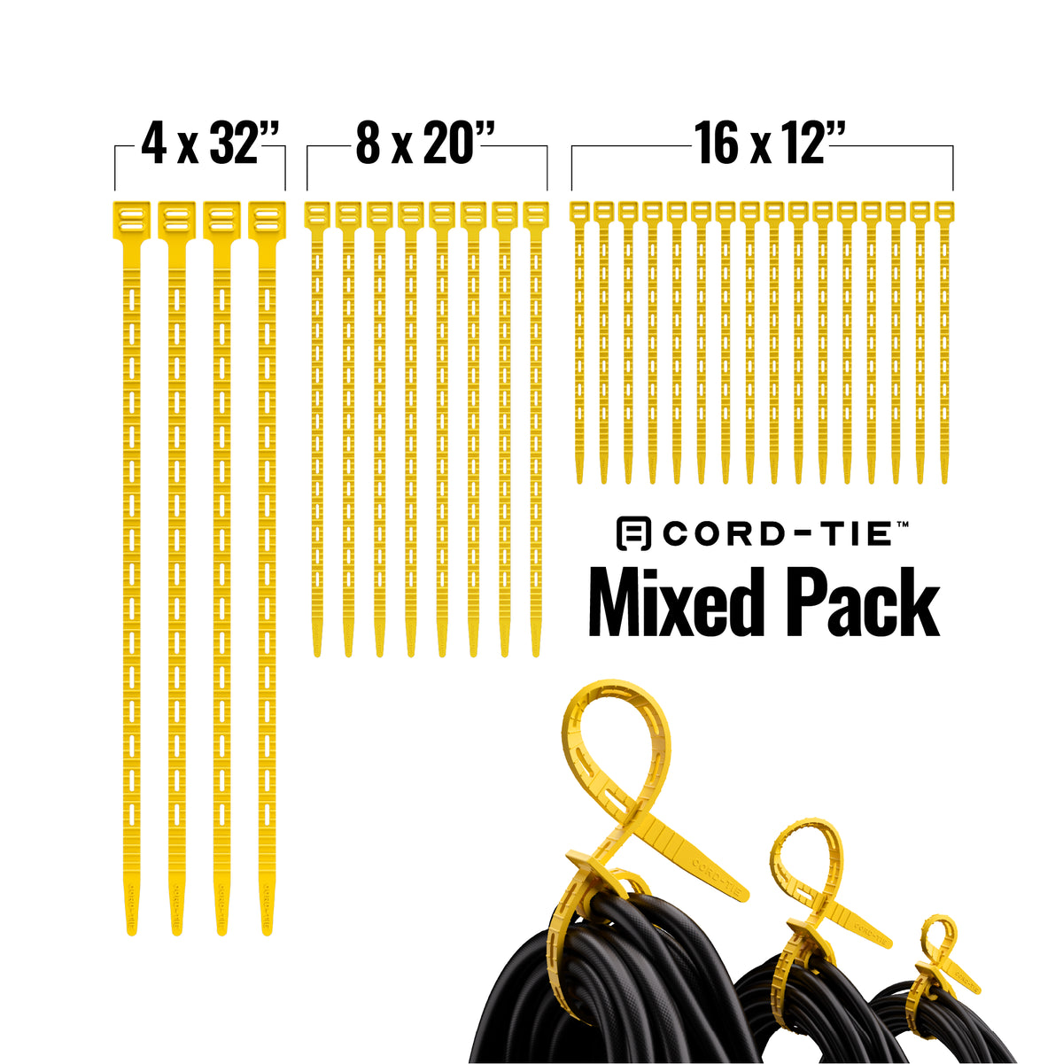 Cord-Tie Mixed Pack